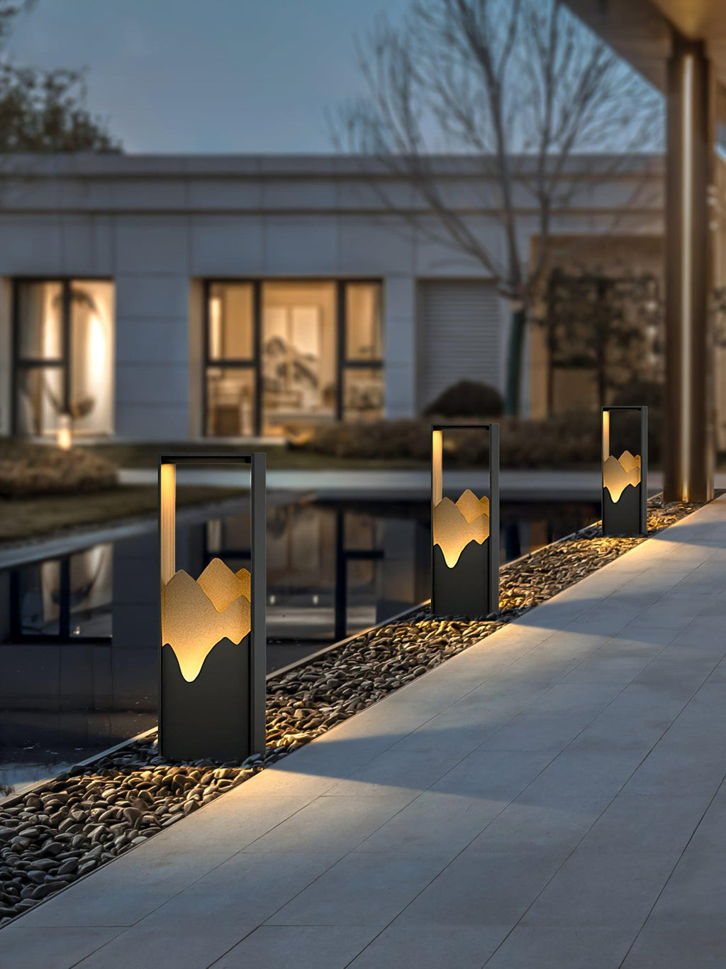 Koralune Acrylic Solar Outdoor Garden Light