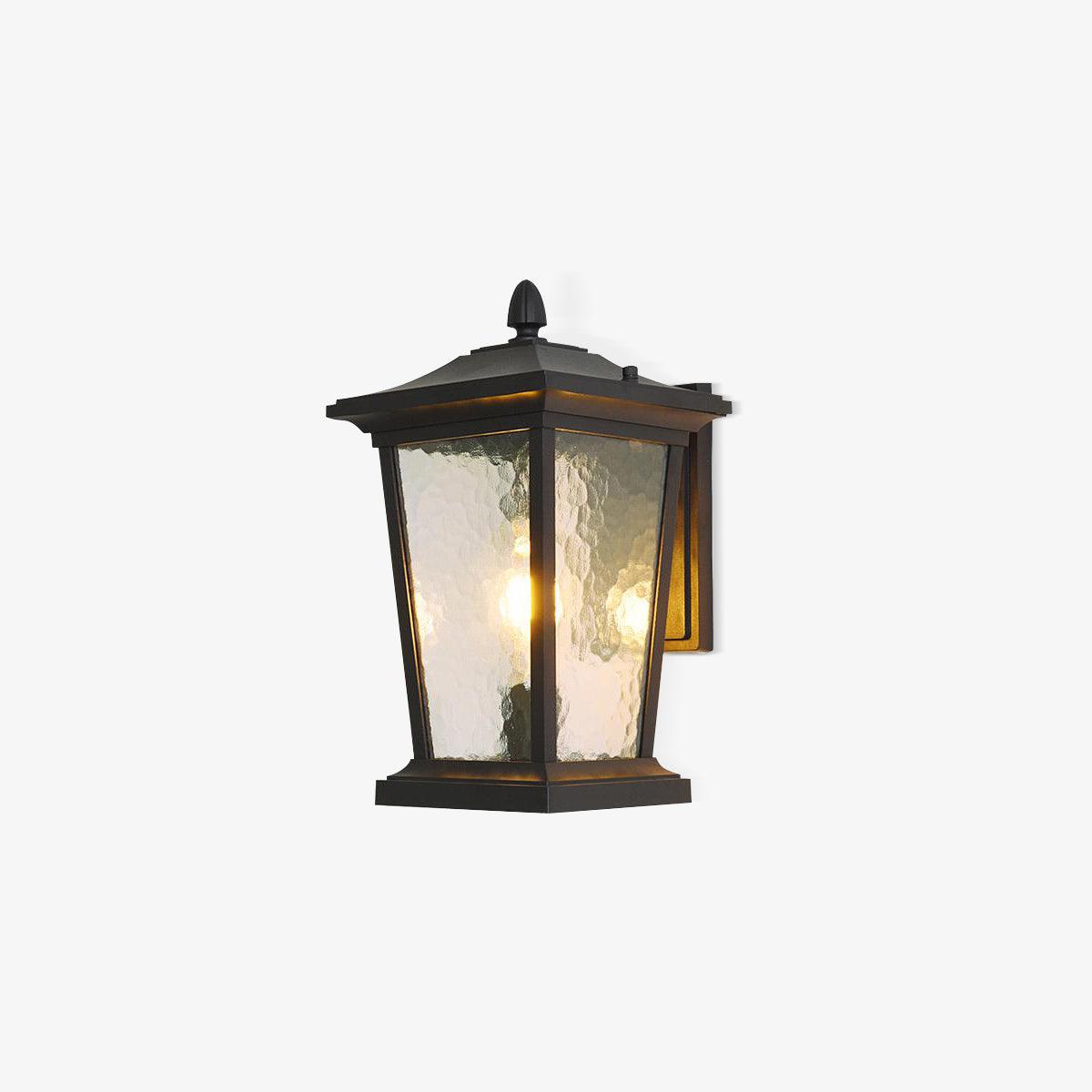 Junovaire Glass Cage Outdoor Wall Lamp