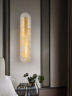 Brisora Alabaster Rounded Wall Lamp