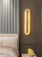 Brisora Alabaster Rounded Wall Lamp