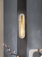 Brisora Alabaster Rounded Wall Lamp