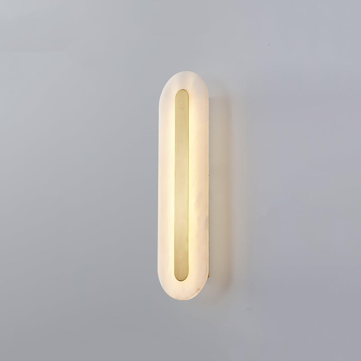 Brisora Alabaster Rounded Wall Lamp#Size_D 5.5″ x H 19.7″