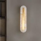 Brisora Alabaster Rounded Wall Lamp