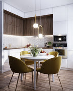 Wisterra Glass Globe Brass Pendant Light