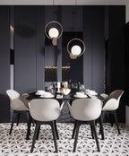 Wisterra Glass Globe Brass Pendant Light
