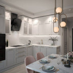 Wisterra Glass Globe Brass Pendant Light