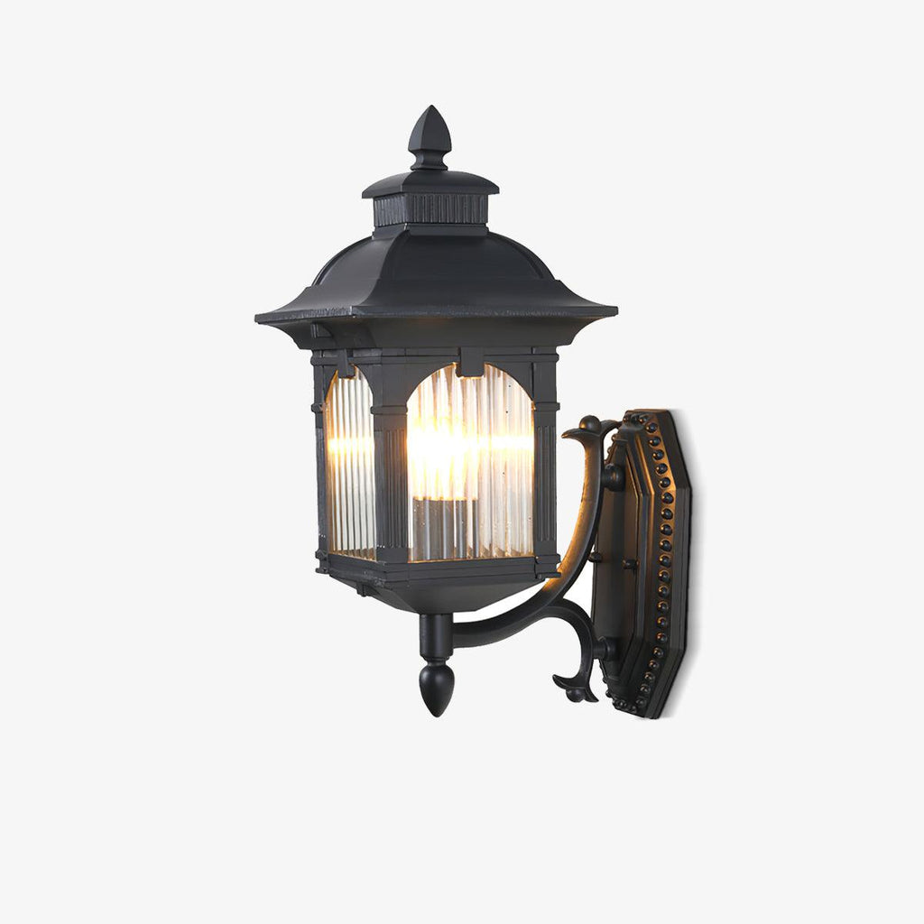 Halovelle Metal Roof Outdoor Wall Lamp