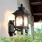 Halovelle Metal Roof Outdoor Wall Lamp