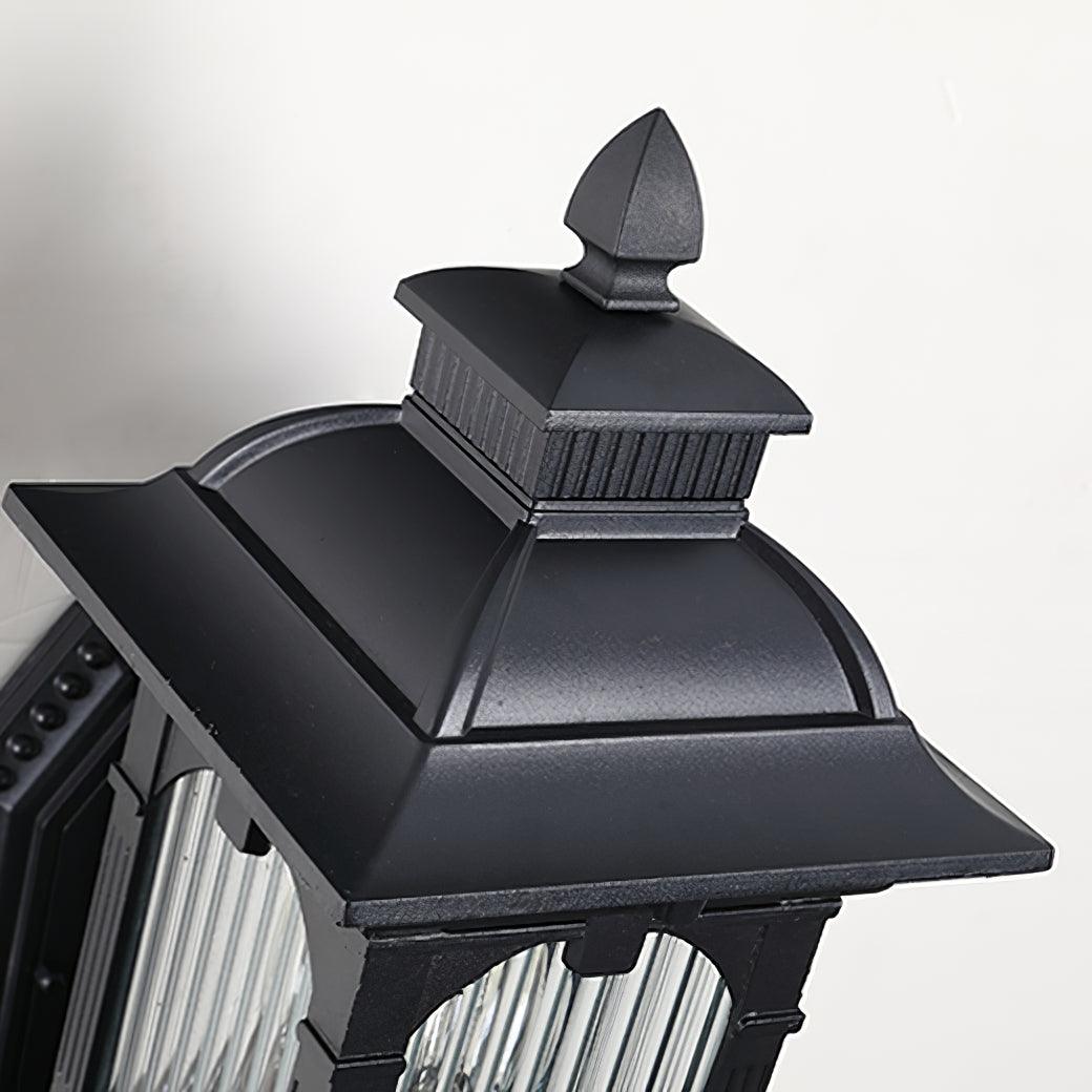 Halovelle Metal Roof Outdoor Wall Lamp