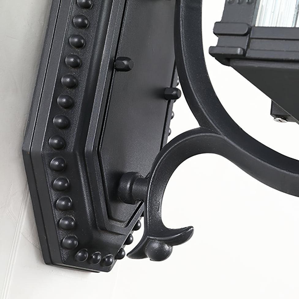 Halovelle Metal Roof Outdoor Wall Lamp