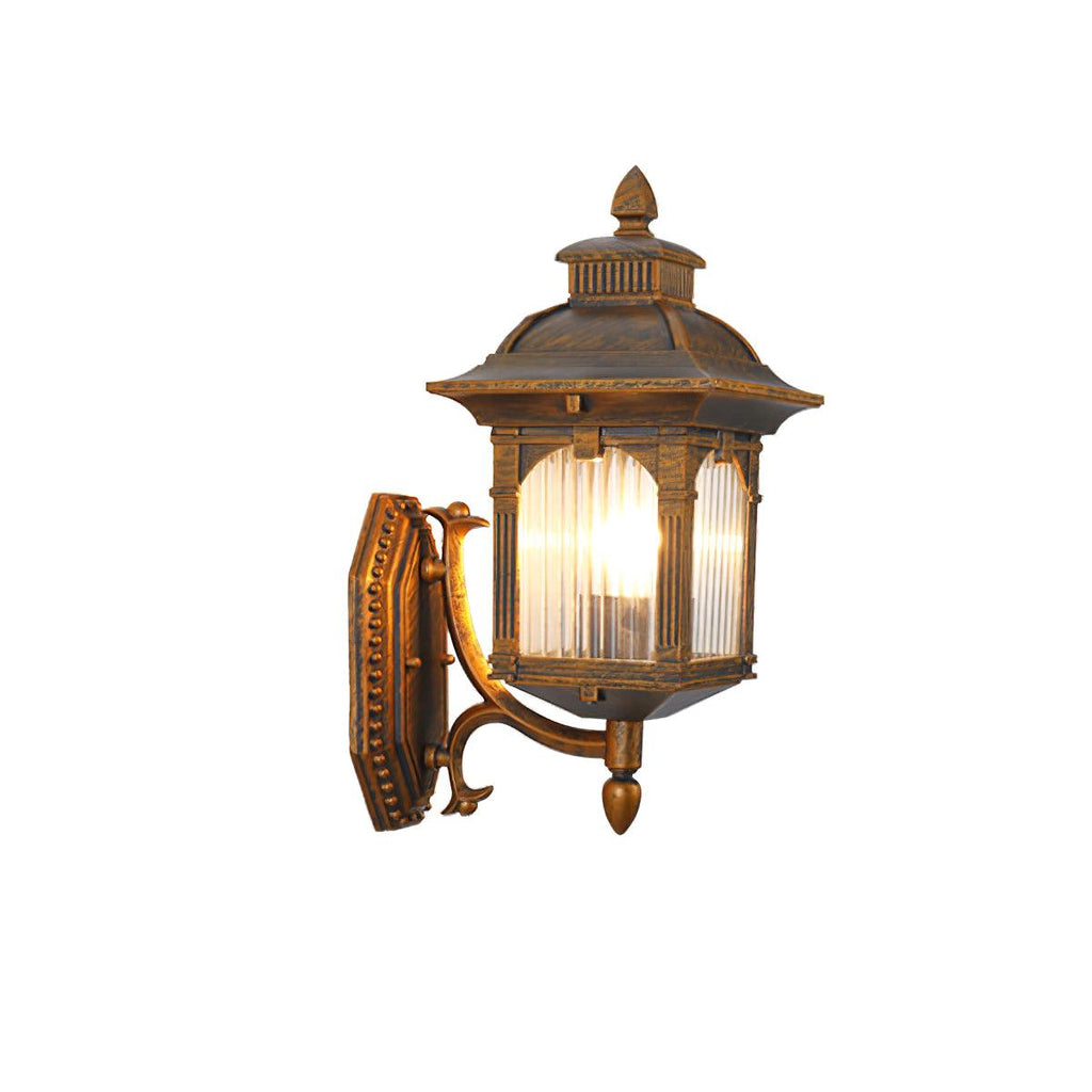 Halovelle Metal Roof Outdoor Wall Lamp