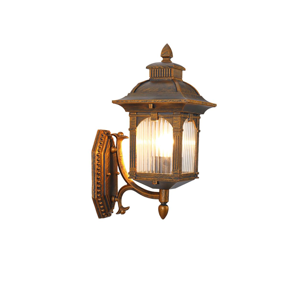 Halovelle Metal Roof Outdoor Wall Lamp