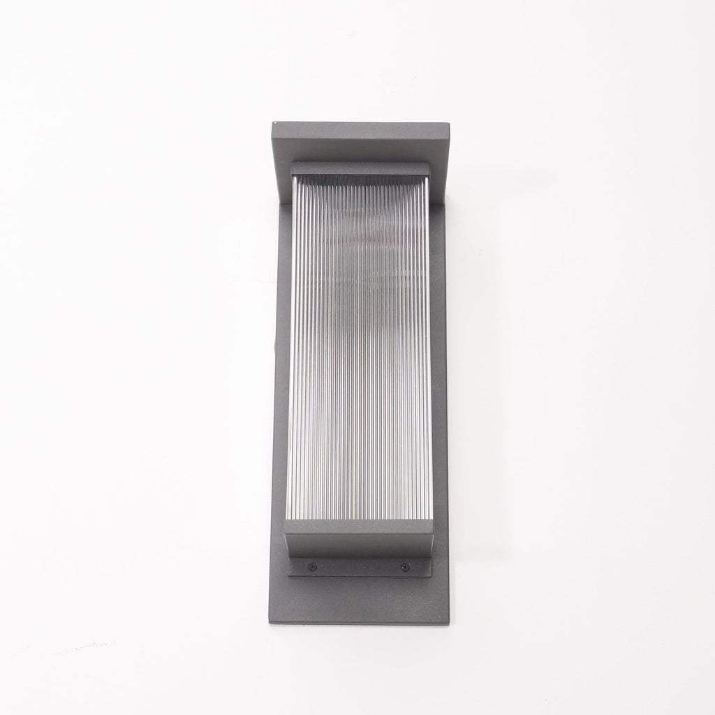 Eversora Metal Box Solar Outdoor Wall Lamp