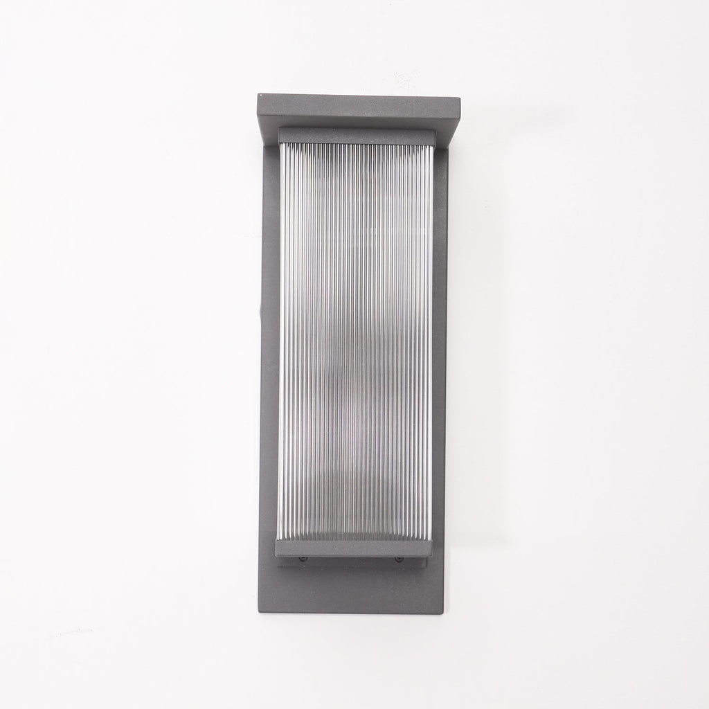 Eversora Metal Box Solar Outdoor Wall Lamp