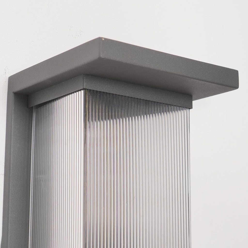 Eversora Metal Box Solar Outdoor Wall Lamp