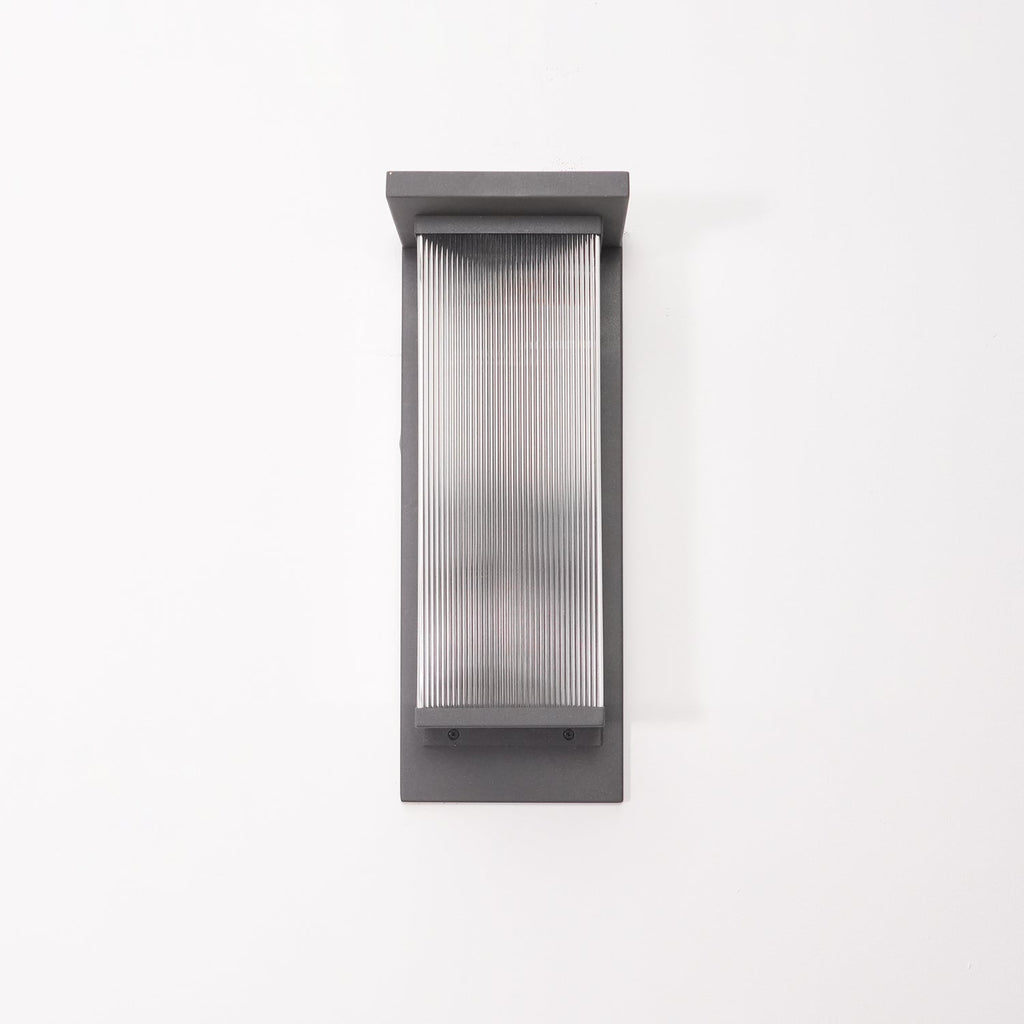 Eversora Metal Box Solar Outdoor Wall Lamp