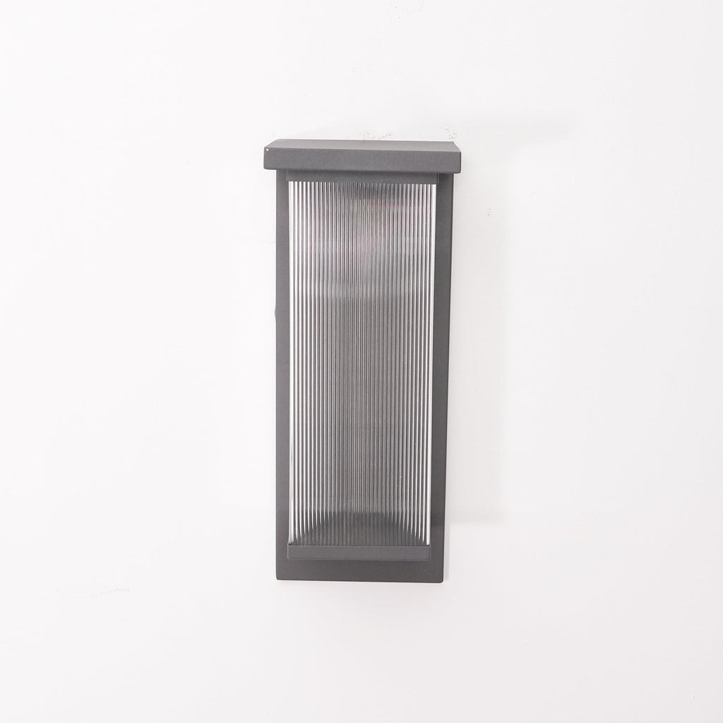 Eversora Metal Box Solar Outdoor Wall Lamp