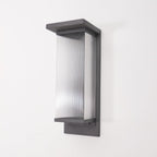 Eversora Metal Box Solar Outdoor Wall Lamp