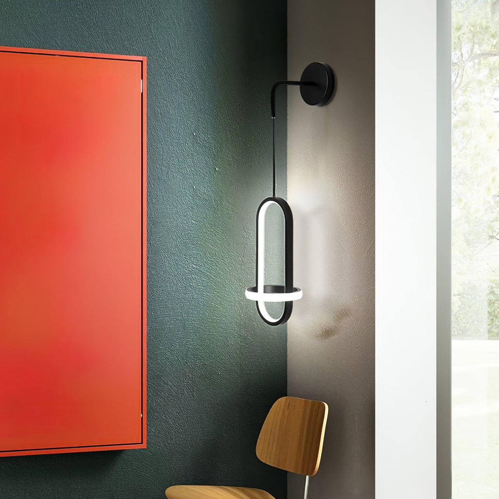 Iverelle Brass Oval Wall Lamp