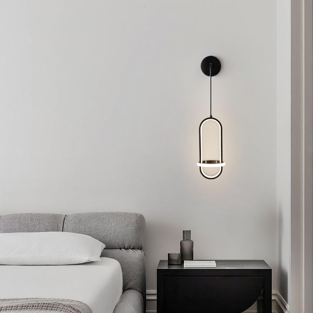 Iverelle Brass Oval Wall Lamp