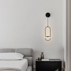 Iverelle Brass Oval Wall Lamp