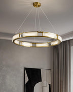 Isolune Alabaster Linear Chandelier