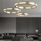 Isolune Alabaster Linear Chandelier