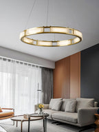 Isolune Alabaster Linear Chandelier