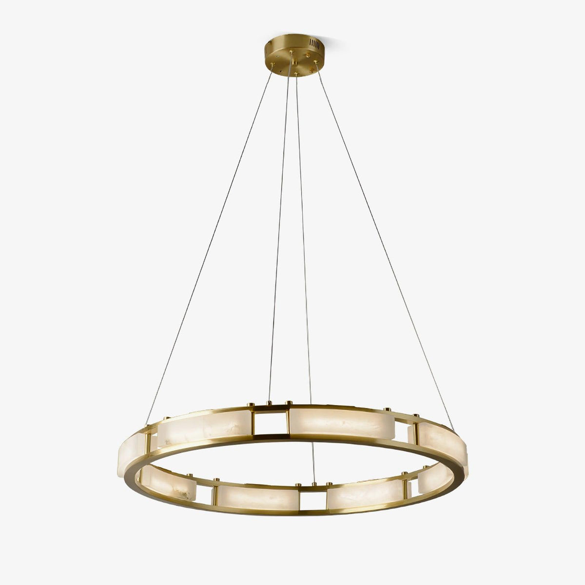 Isolune Alabaster Linear Chandelier