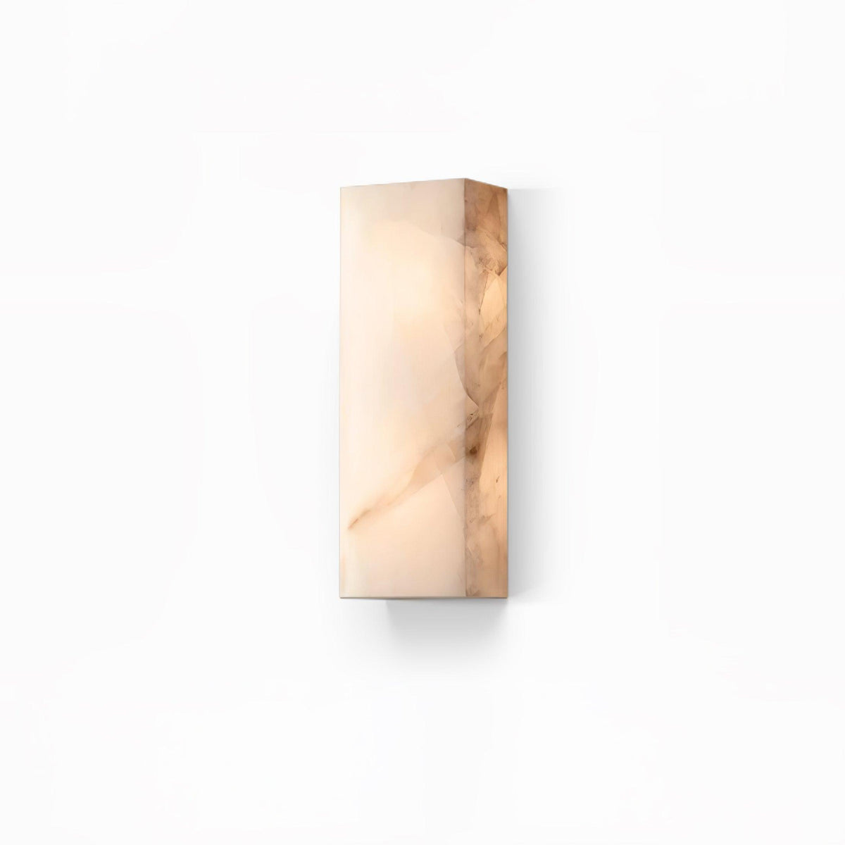 Celovaire Alabaster Rectangular Wall Lamp#Finish_White#Quantity_Set of 2