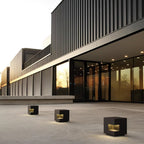 Asterelle Metal Cube Outdoor Post Lamp