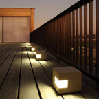 Asterelle Metal Cube Outdoor Post Lamp
