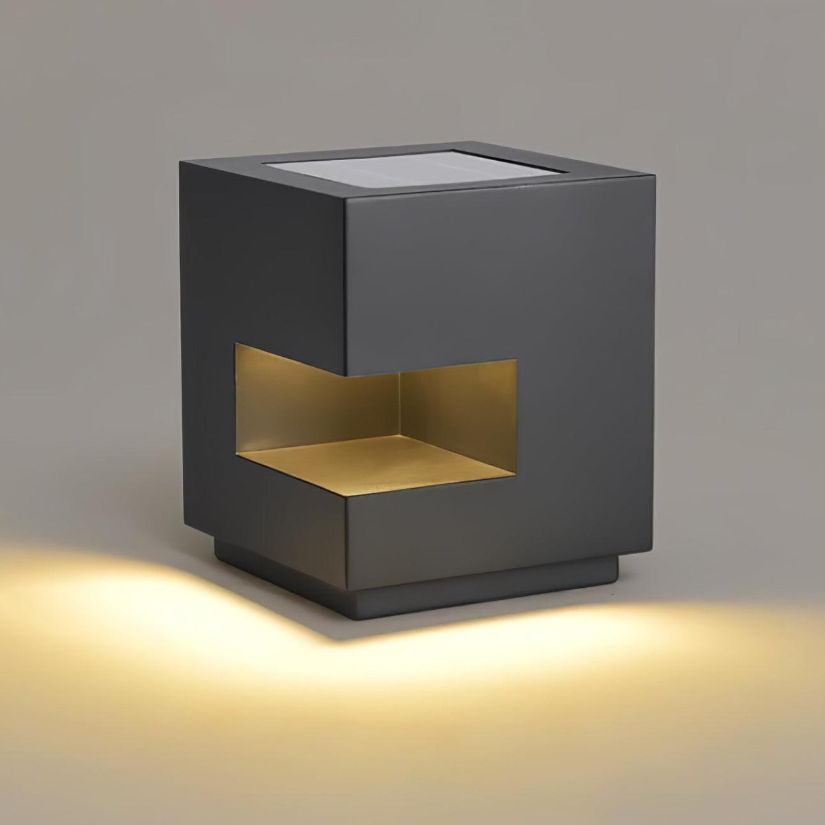 Asterelle Metal Cube Outdoor Post Lamp