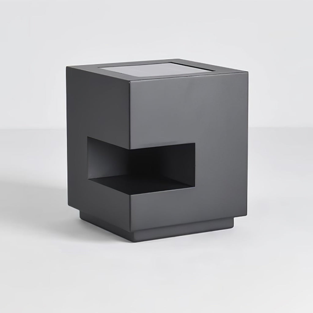 Asterelle Metal Cube Outdoor Post Lamp
