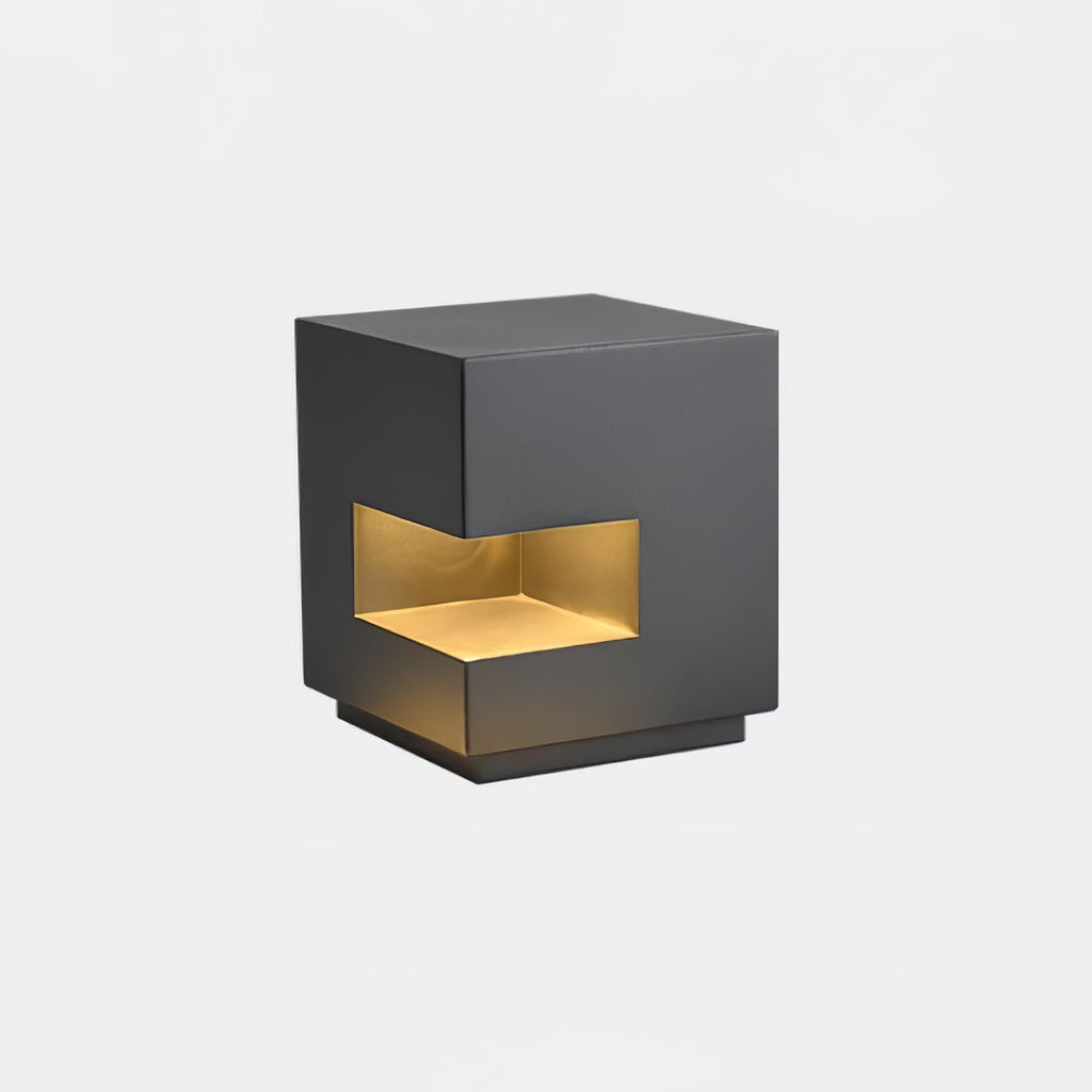 Asterelle Metal Cube Outdoor Post Lamp