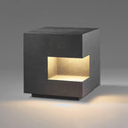 Asterelle Metal Cube Outdoor Post Lamp