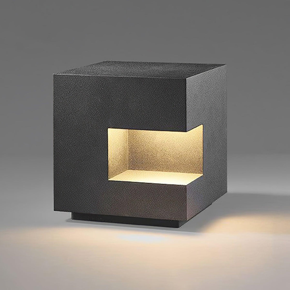 Asterelle Metal Cube Outdoor Post Lamp