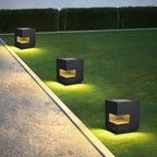Asterelle Metal Cube Outdoor Post Lamp