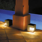 Asterelle Metal Cube Outdoor Post Lamp
