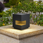 Asterelle Metal Cube Outdoor Post Lamp