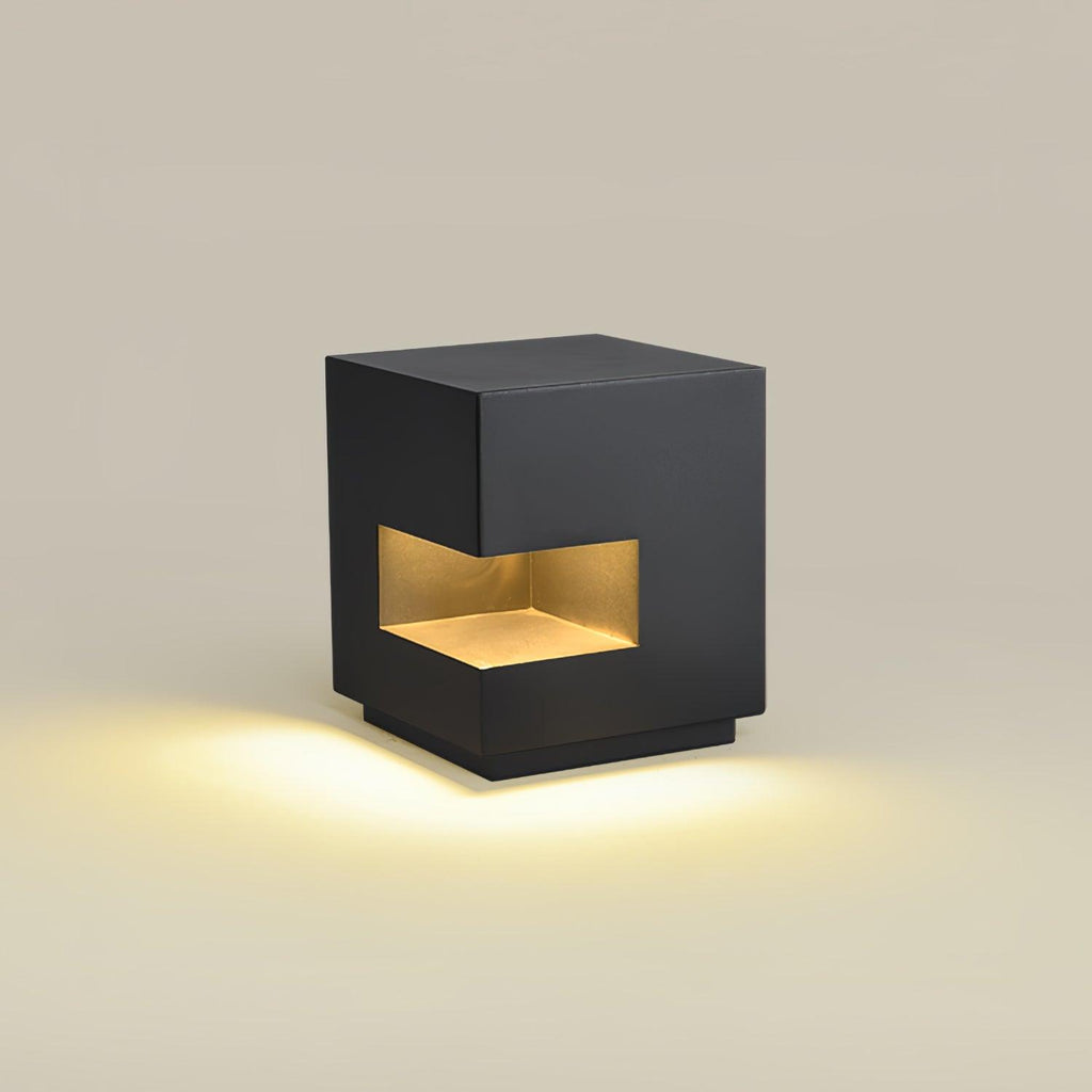 Asterelle Metal Cube Outdoor Post Lamp