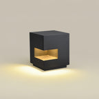 Asterelle Metal Cube Outdoor Post Lamp