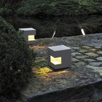 Asterelle Metal Cube Outdoor Post Lamp