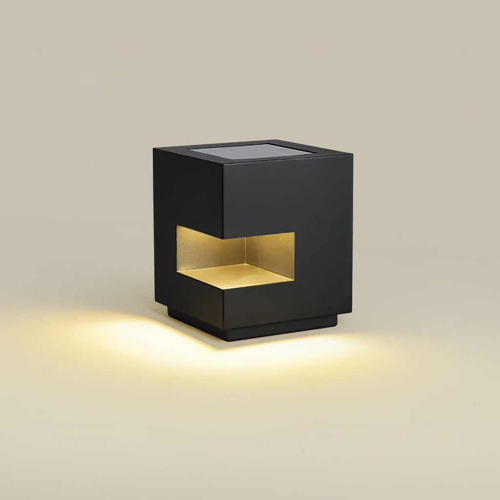 Asterelle Metal Cube Outdoor Post Lamp