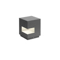 Asterelle Metal Cube Outdoor Post Lamp#Power source_Model A: Wired Version#Kelvin range_Warm Light