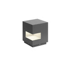 Asterelle Metal Cube Outdoor Post Lamp#Power source_Model A: Wired Version#Kelvin range_Warm Light