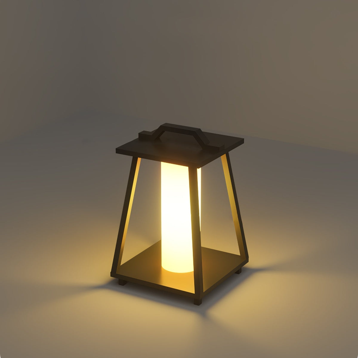 Zoravine Metal Portable Outdoor Lamp#Size_17.7″#Finish_Black#Kelvin range_Warm Light
