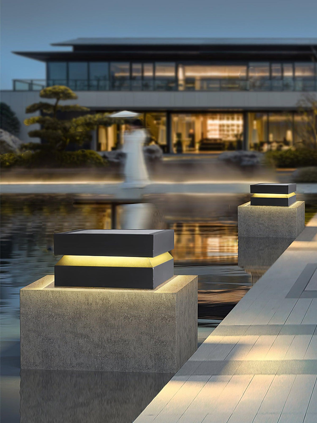 Westoria Metal Square Outdoor Post Lamp