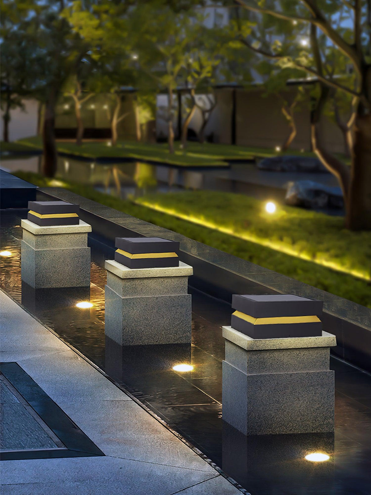 Westoria Metal Square Outdoor Post Lamp