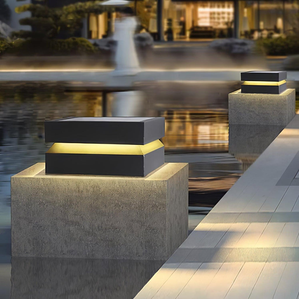 Westoria Metal Square Outdoor Post Lamp
